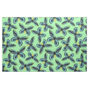 Queen Alexandra' s birdwing butterfly pattern Fabric