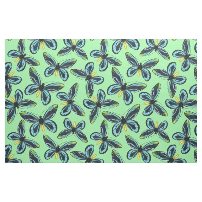 Queen Alexandra' s birdwing butterfly pattern Fabric (Fat Quarter)
