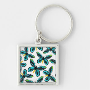 Queen Alexandra' s birdwing butterfly pattern Key Ring