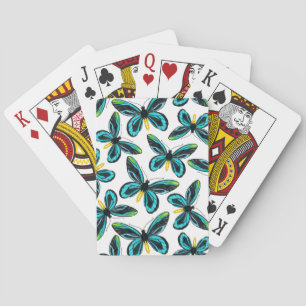 Queen Alexandra' s birdwing butterfly pattern Playing Cards