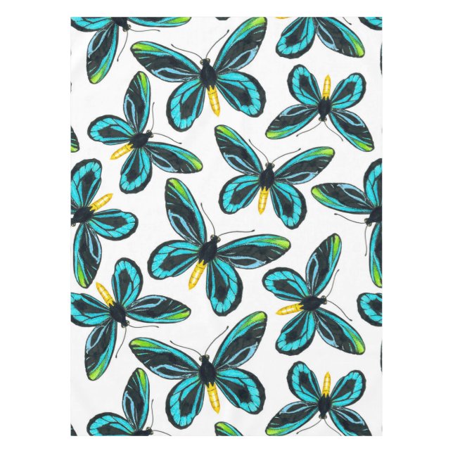 Queen Alexandra' s birdwing butterfly pattern Tablecloth (Front)