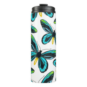 Queen Alexandra' s birdwing butterfly pattern Thermal Tumbler