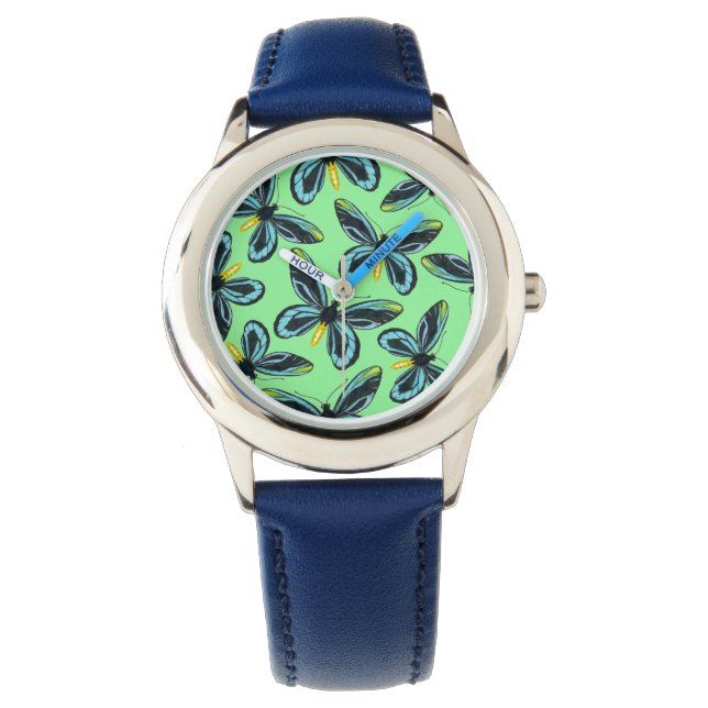 Queen Alexandra' s birdwing butterfly pattern Watch (Front)