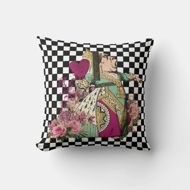 Queen Alice in Wonderland Elegant Cushion (Front)