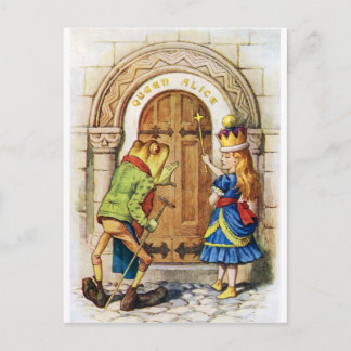 Queen Alice & the Frog in Wonderland Postcard