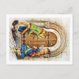 Queen Alice & the Frog in Wonderland Postcard
