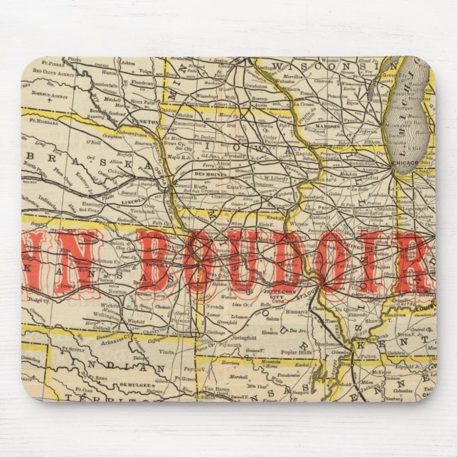 Queen and Crescent Route 2 Mouse Pad (Front)