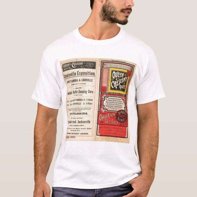 Queen and Crescent Route T-Shirt (Front)