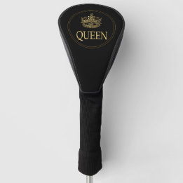 Queen and Crown Emblem Golf Head Cover
