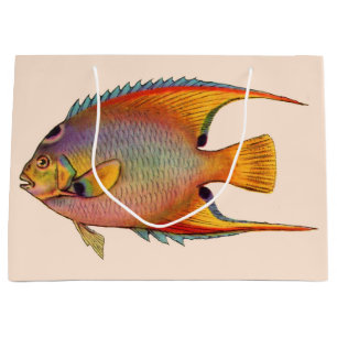 queen angelfish large gift bag