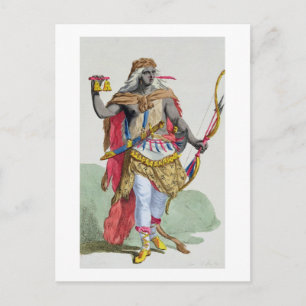 Queen Anna Nzinga (1583-1663), from 'Receuil des E Postcard