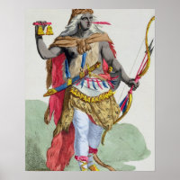 Queen Anna Nzinga (1583-1663), from 'Receuil des E