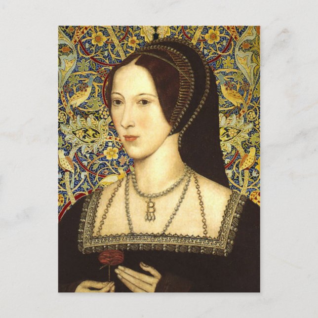 Queen Anne Boleyn  - Portrait Postcard (Front)