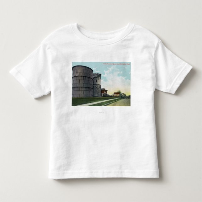 Queen Anne Hill Water Reservoirs Scene Toddler T-Shirt (Front)