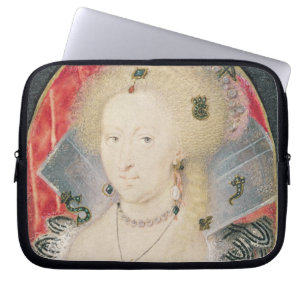 Queen Anne of Denmark, miniature Laptop Sleeve