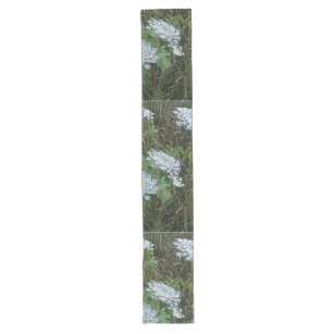 Queen Anne’s Lace White Wild Flower Long Table Runner