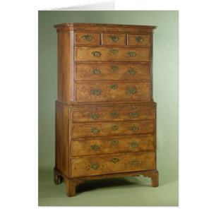 Queen Anne walnut tallboy, early 18th century