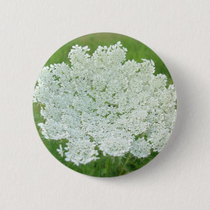 Queen Annes Lace 6 Cm Round Badge