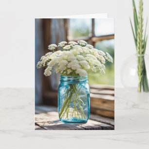 Queen Anne's Lace Bouquet Card