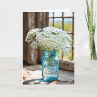 Queen Anne's Lace Bouquet Sympathy