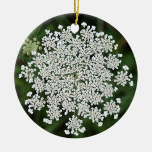 queen anne's lace ceramic tree decoration