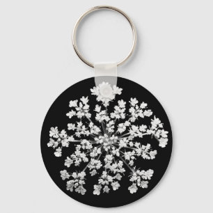 Queen Anne's Lace Key Ring