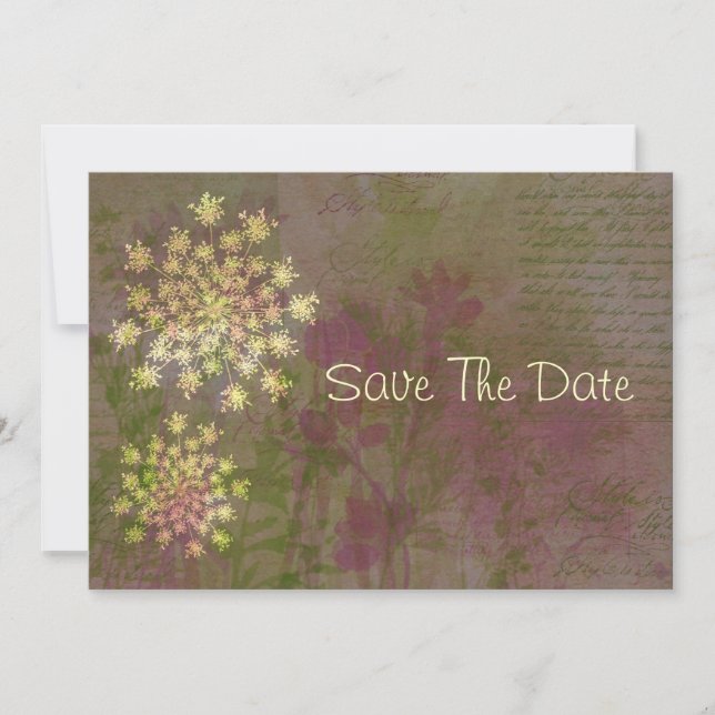 Queen Anne's Lace Save The Date (Front)