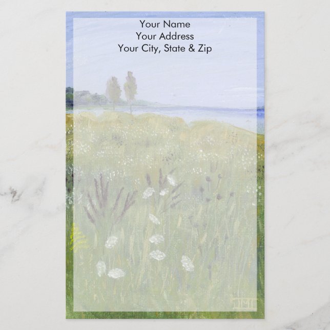 Queen Anne's Lace Stationery (Front)