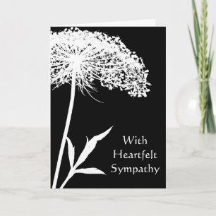 Queen Anne's Lace Sympathy Card