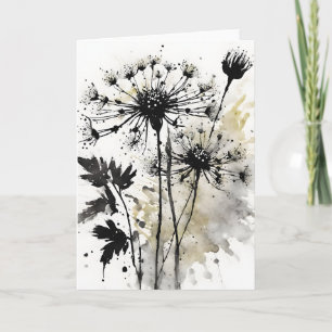 Queen Anne's Lace - Watercolor flowers Card