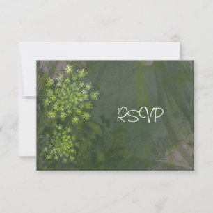 Queen Anne's Lace Wedding  Reception RSVP Invitation