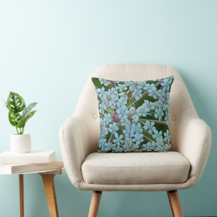 Queen Anne's Lace White Flowers Cushion