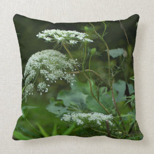 Queen Anne's Lace Wildflower in Summer Cushion