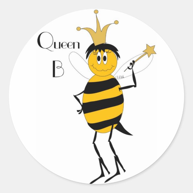 Queen B Sticker (Front)