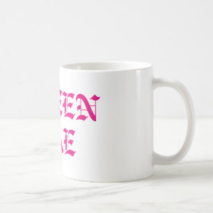 QUEEN BAE COFFEE MUG- ROYALTY (Pink Font) Coffee Mug