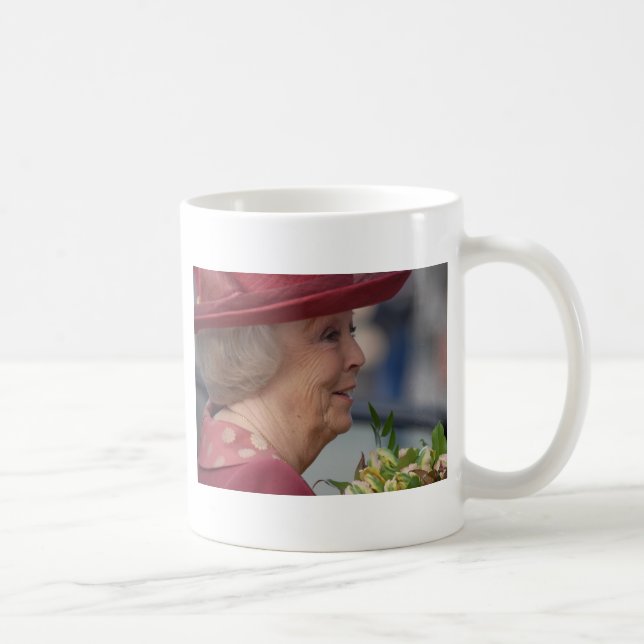 Queen Beatrix of The Netherlands Coffee Mug (Right)
