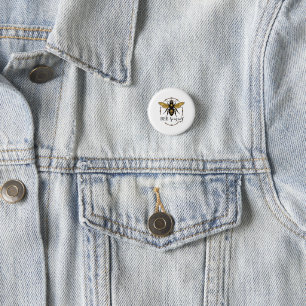 Queen Bee 3 Cm Round Badge