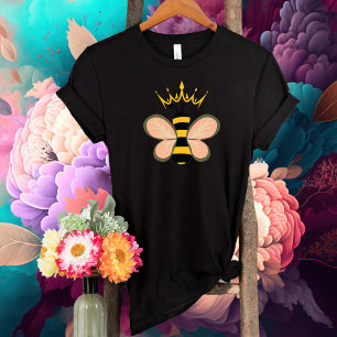 Queen Bee-Bride-Bridal Shower-Bachelorette Party  T-Shirt