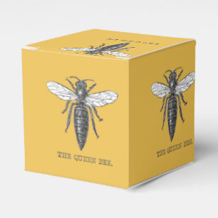Queen Bee Bug Insect Antique Illustration Favour Box