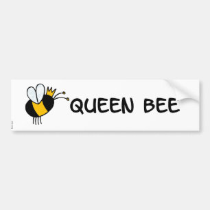 queen bee bumper sticker
