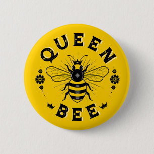 Queen Bee / Button Pin