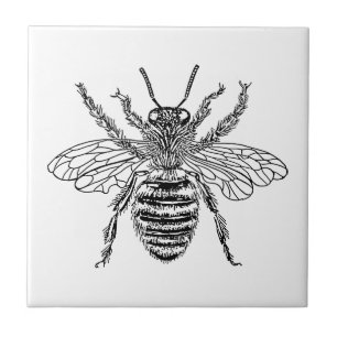 Queen Bee Ceramic Tile