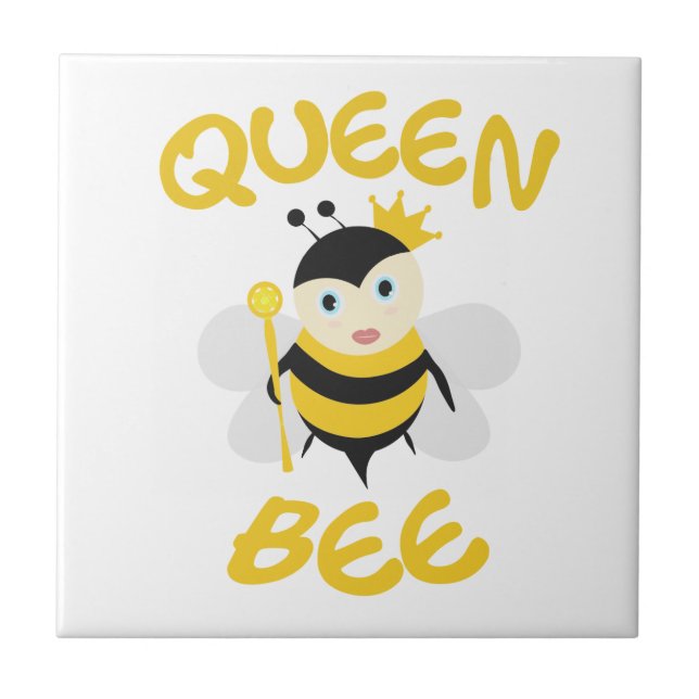 Queen Bee Ceramic Tile (Front)