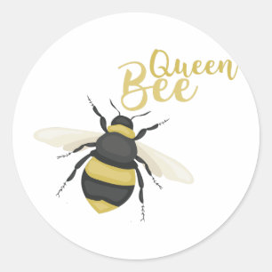 Queen Bee Classic Round Sticker