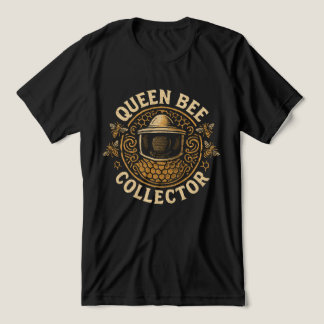  Queen Bee Collector – Beekeeper Hobbyist Tri-Blend Shirt