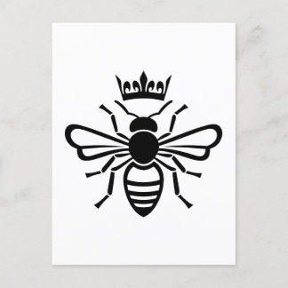 Queen Bee Crown Postcard