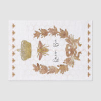 Queen Bee Crown Royal Rose Gold Girl Decoupage