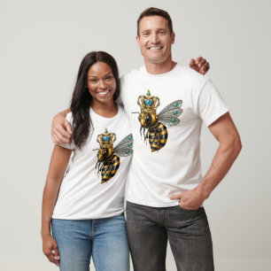 Queen Bee Crown Women Men Girls Honey Hive Bee Kee T-Shirt