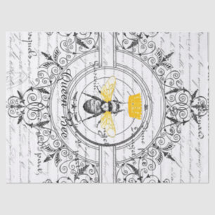 Queen Bee Decoupage Tissue Paper