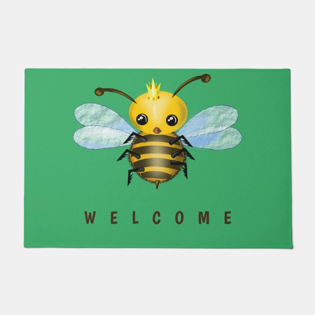 Queen Bee Doormat (Front)